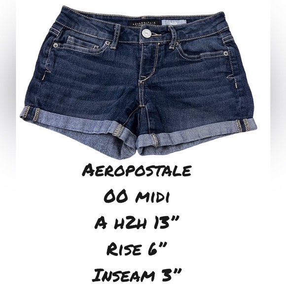 Aeropostale midi jean shorts 00 - Picture 1 of 5